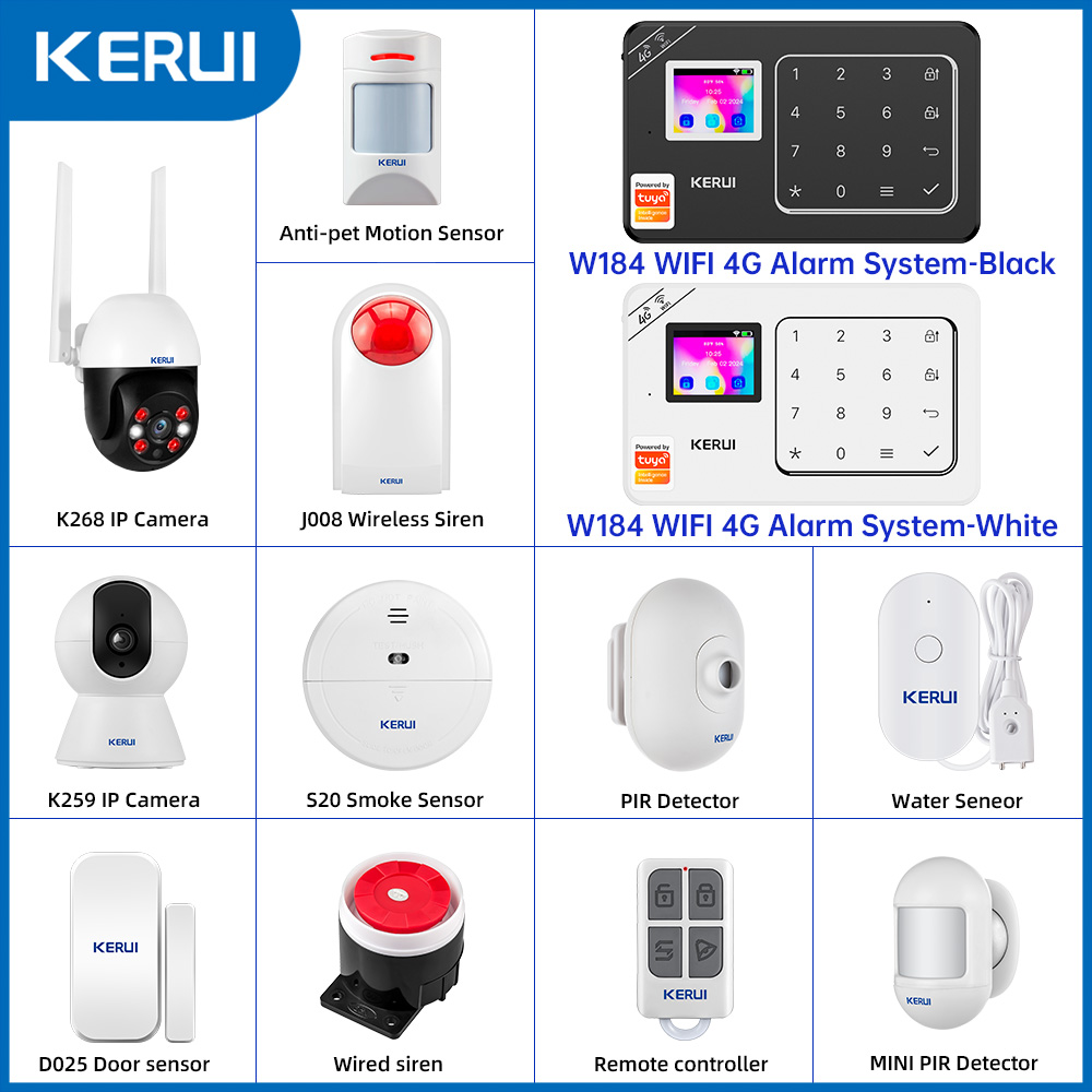 Home Automation System Diy - KERUI DIY Set Alarm Rumah Anda