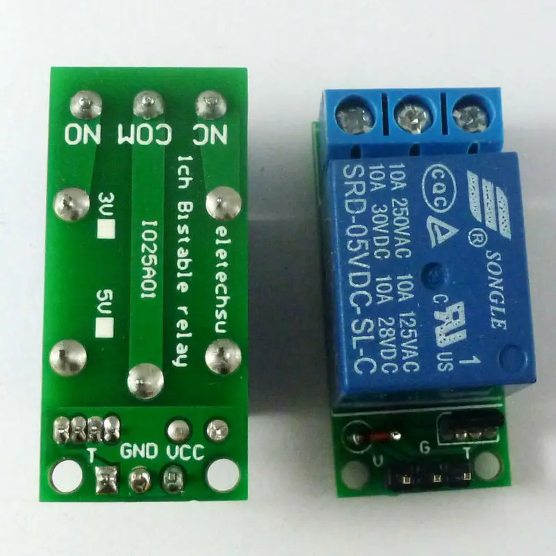 Shelly Relay Module - Modul Relai Flip-Flop Latch Bistable Sakelar
