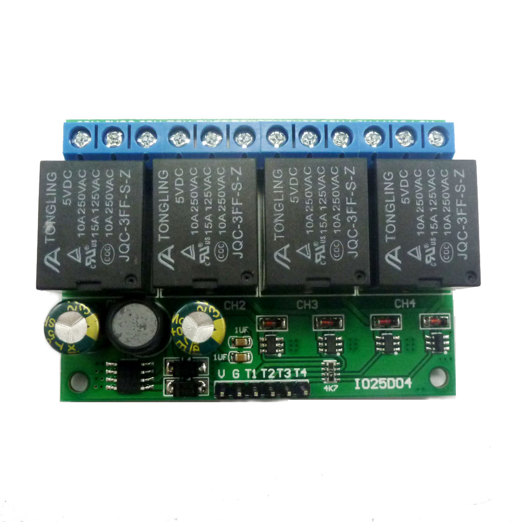 Shelly Relay Module - Modul Relay Flip-Flop Latch 4ch DC