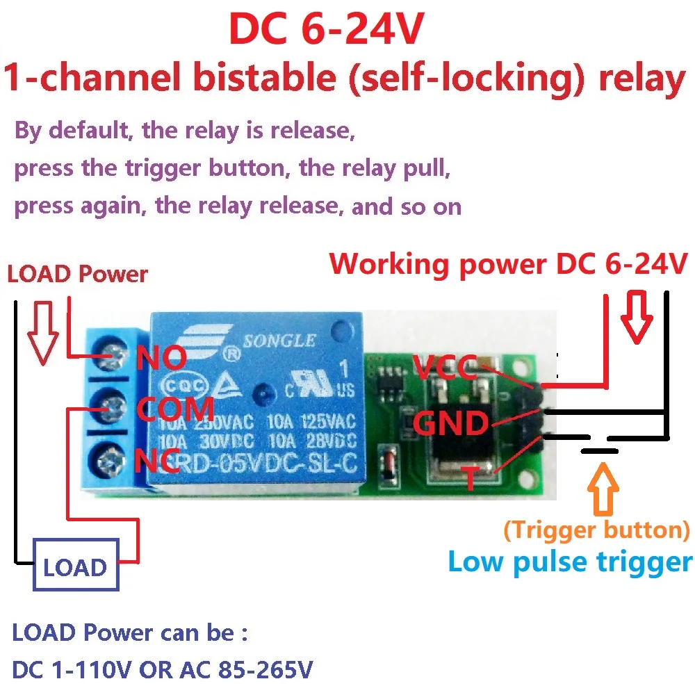 Shelly Relay Module - DC 6V 9V 12V 24V Modul
