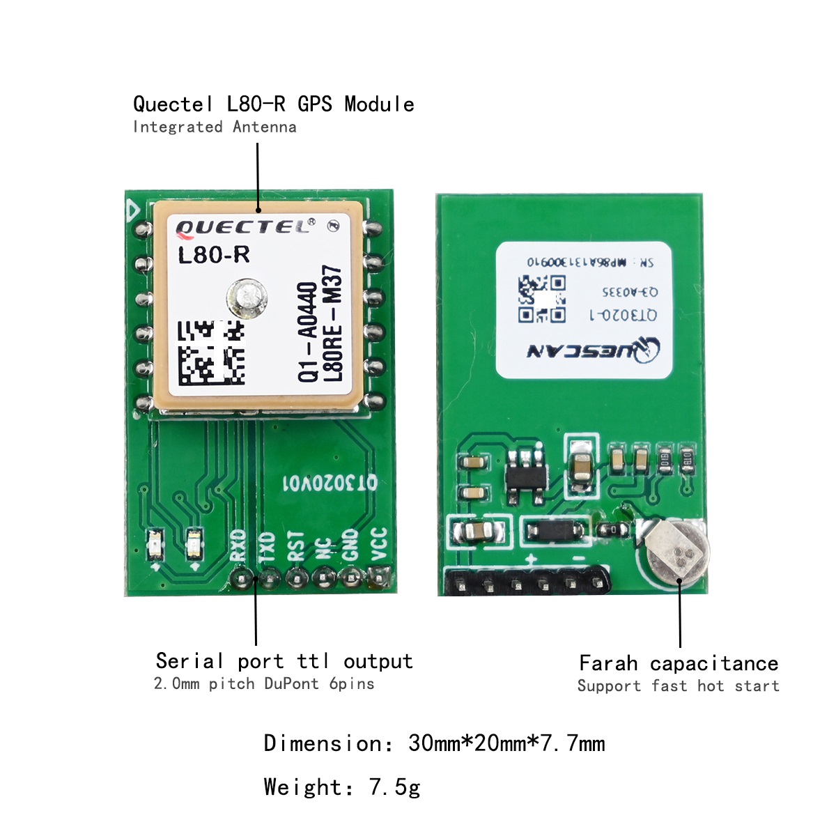 Quectel L80-R seri L80RE-M37 m - Home Automation Arduino ulasan dan harga
