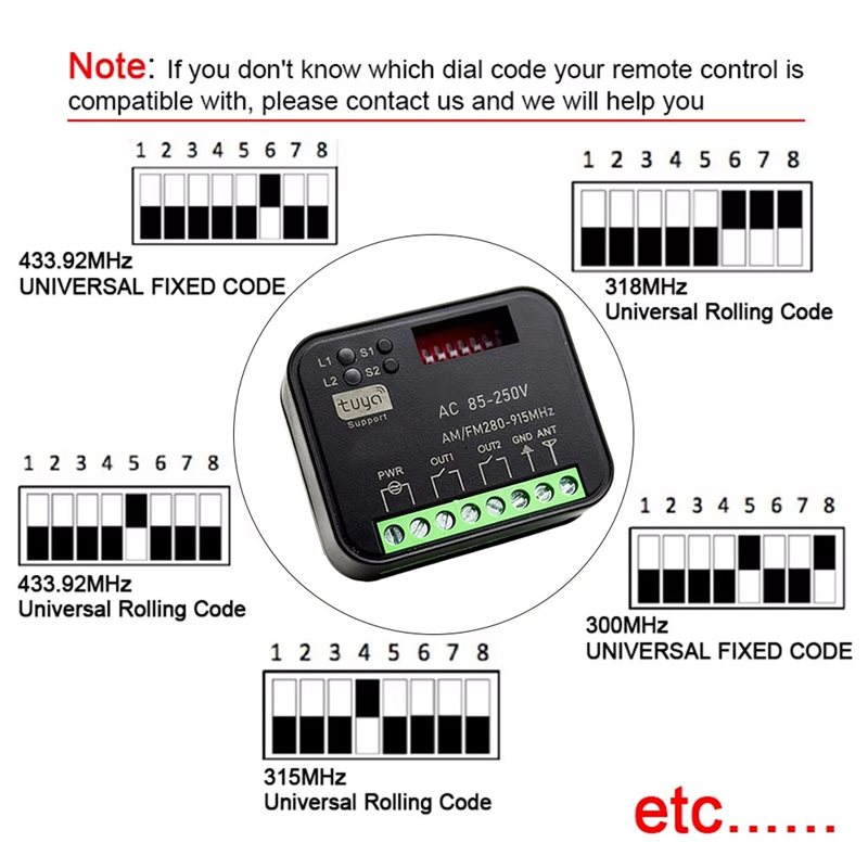 3CGRO-Untuk RX MULTI Tuya Wifi - 433Mhz Receiver Module ulasan dan harga