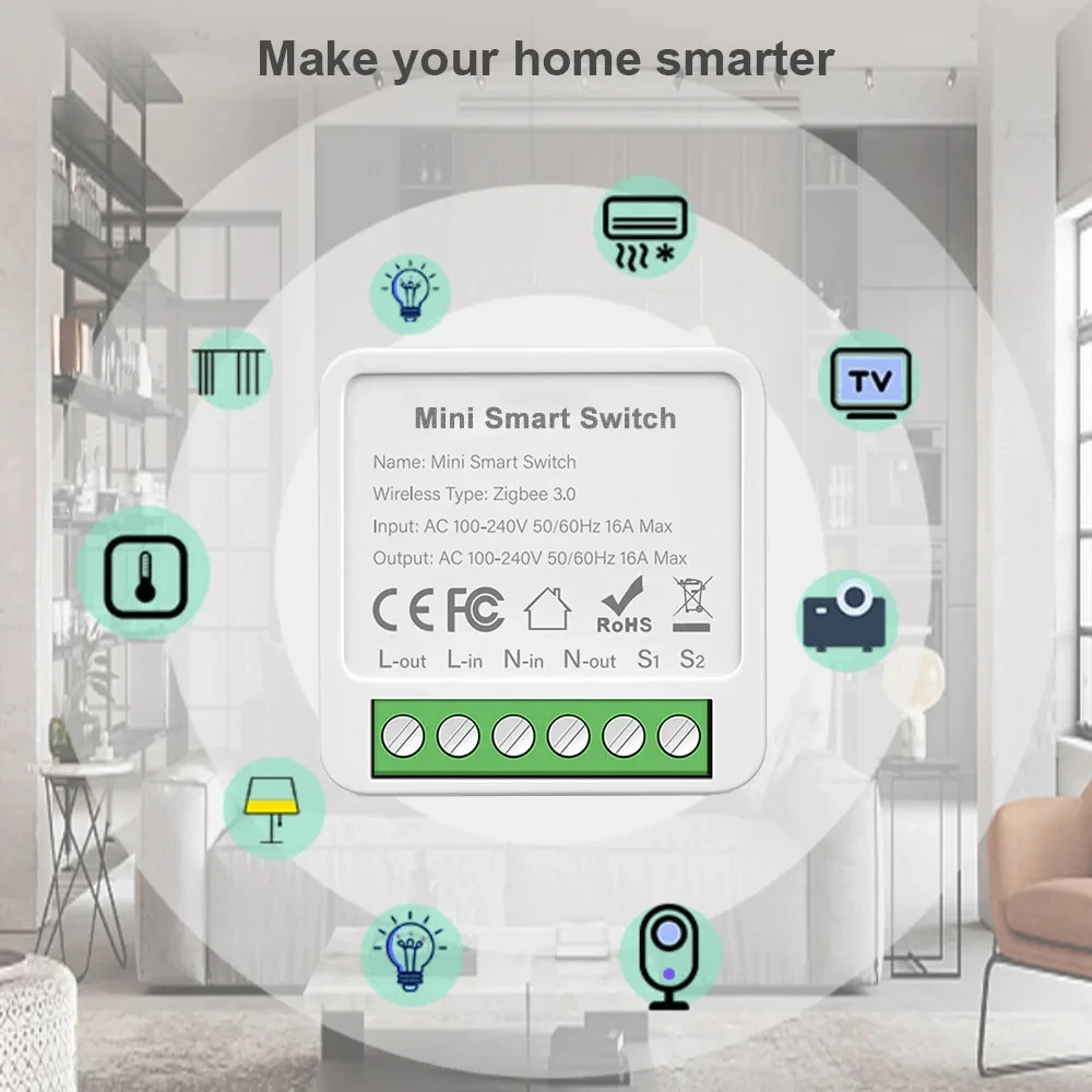 Modul Sakelar Pintar WiFi Zigb - Home Automation Systems Diy ulasan dan harga