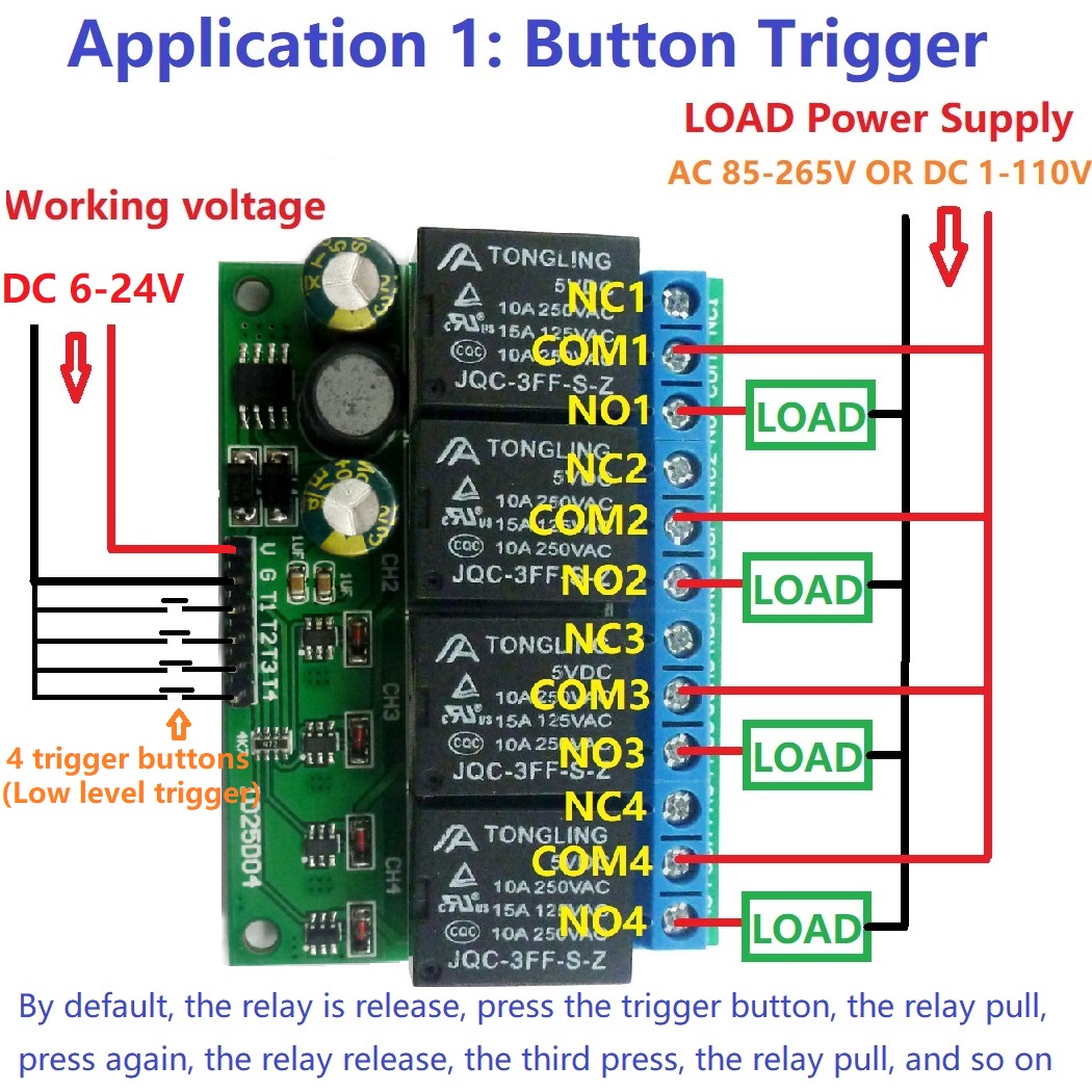 Modul Relay Flip-Flop Latch 4c - Shelly Relay Module ulasan dan harga