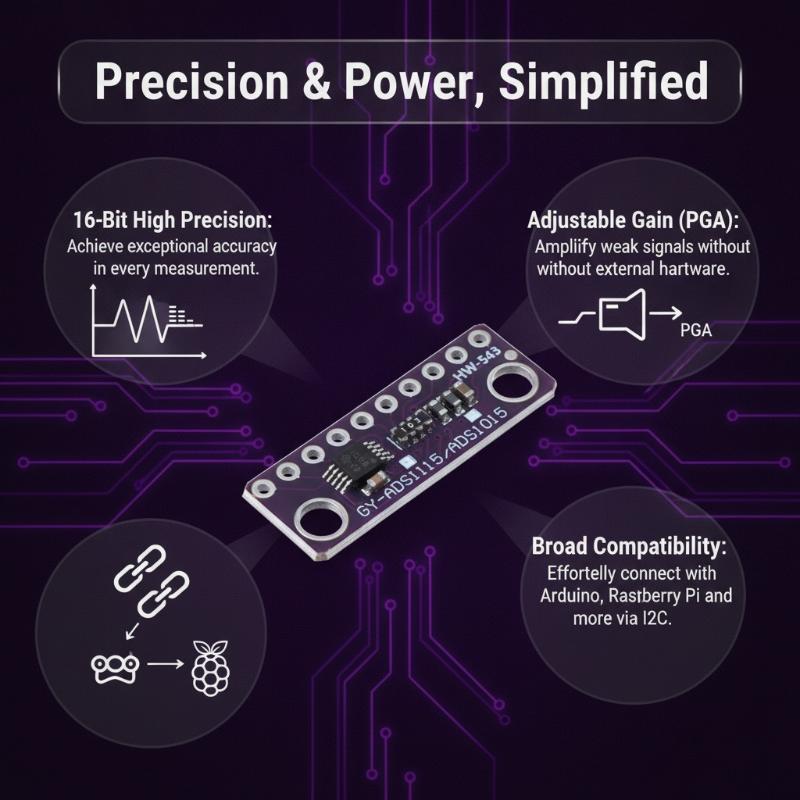 Modul ADC 16Bit ADS1115 dengan - Home Automation Systems Diy ulasan dan harga
