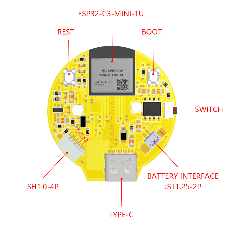 1.28 inci IPS Smart Display ES - Home Automation Arduino ulasan dan harga